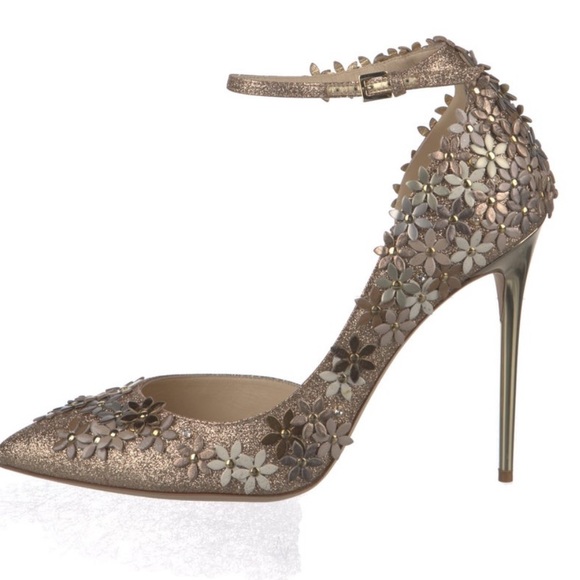 Jimmy Choo Shoes - NIB Jimmy Choo Lorelai 100 Size 41 - Floral D’Orsay Pumps 11